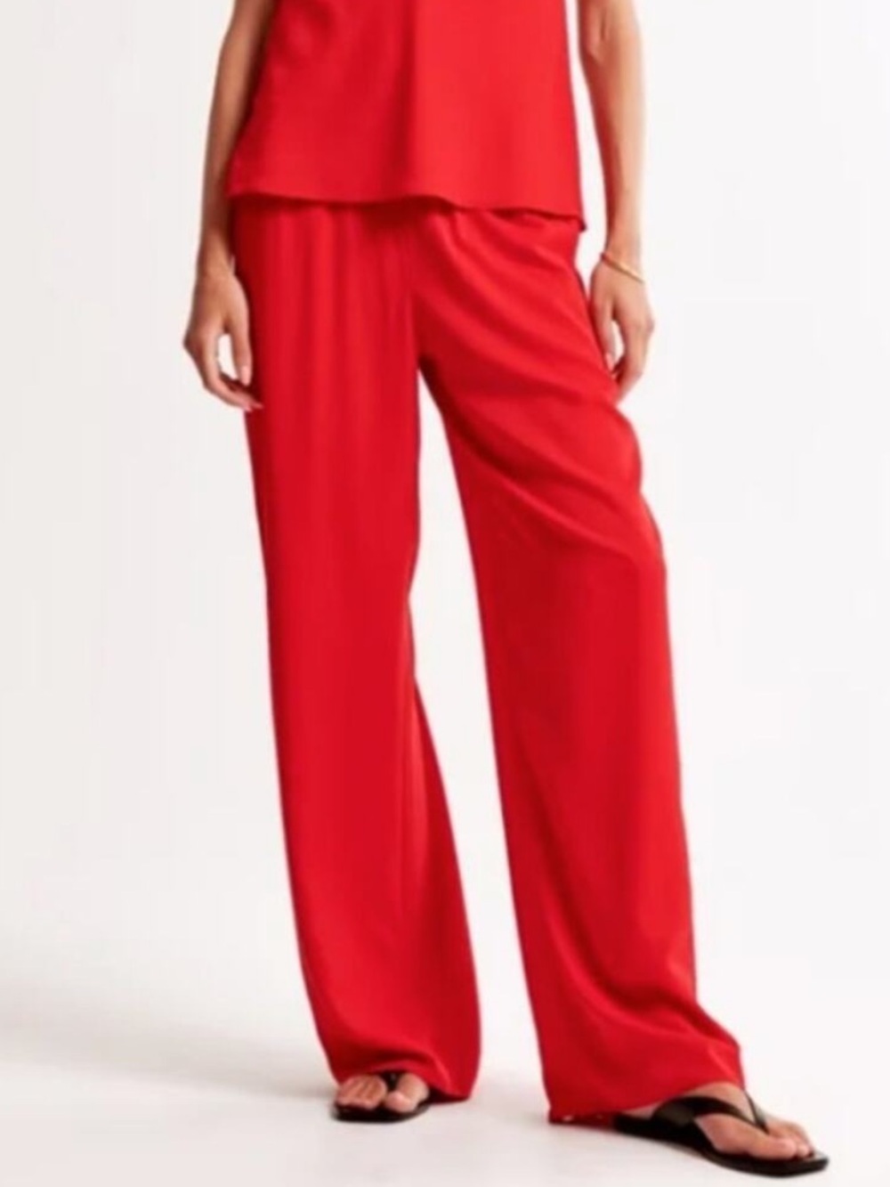 Abercrombie Wide Leg Pull On Pants